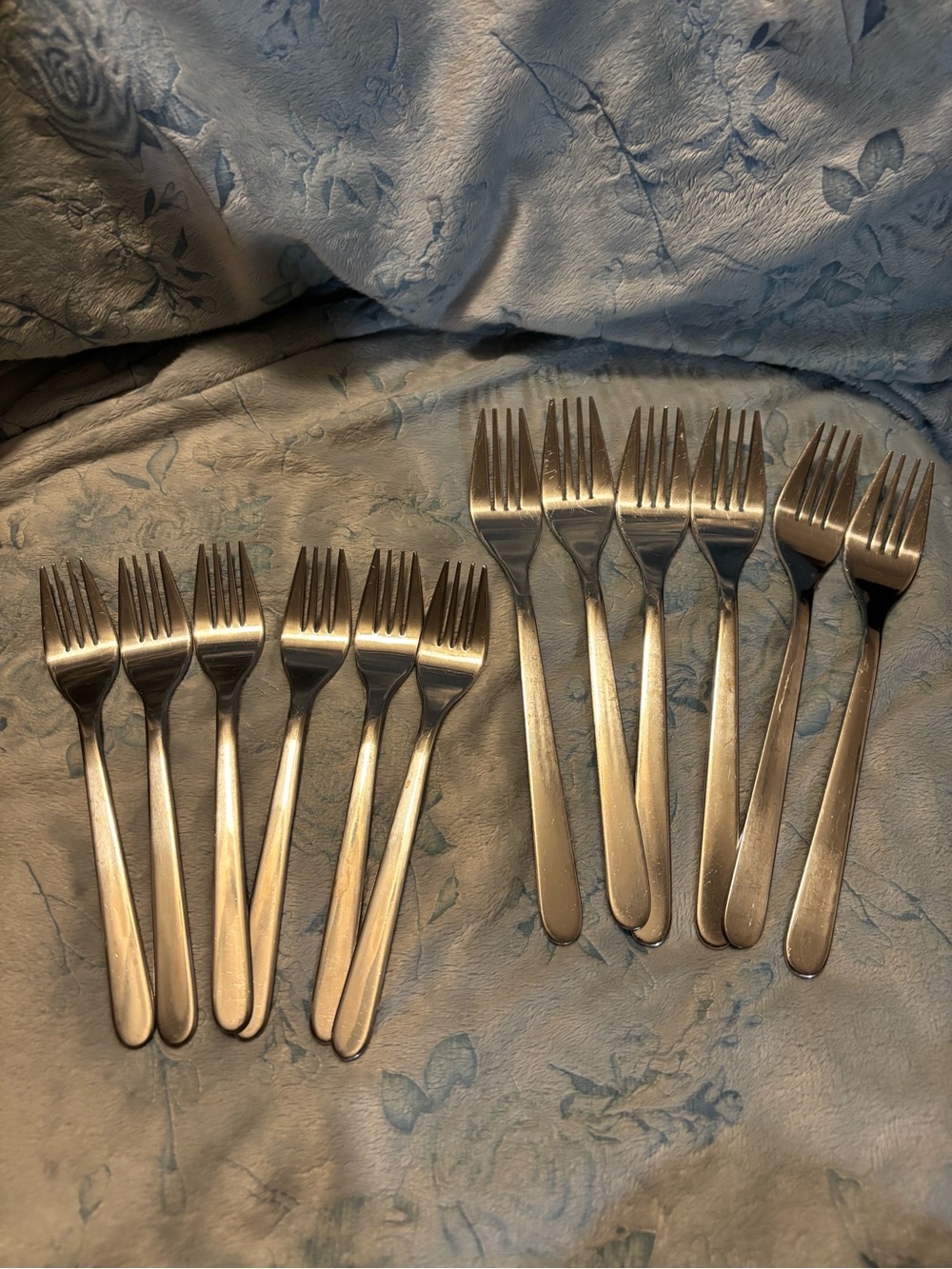 IKEA FORNUFT 22458 Stainless Steel Dinner Fork Set - Brushed Silver
